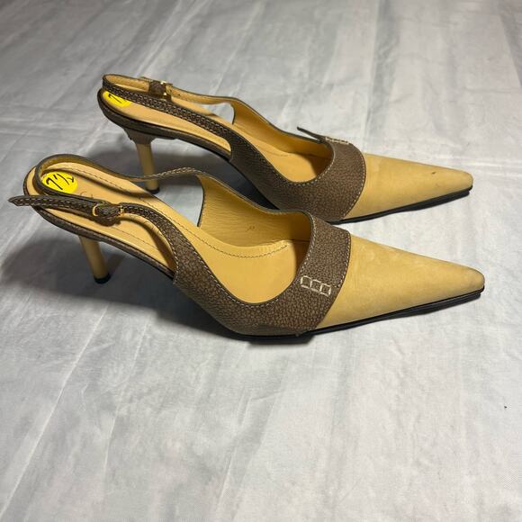 Casadei Slingbacks 7 1/2 B - Picture 1 of 8